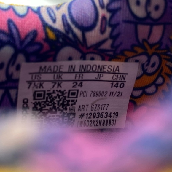 Adidas Kevin Lyons x Originals Flex I 'Monster' toddle size 7.5 - Picture 6 of 6